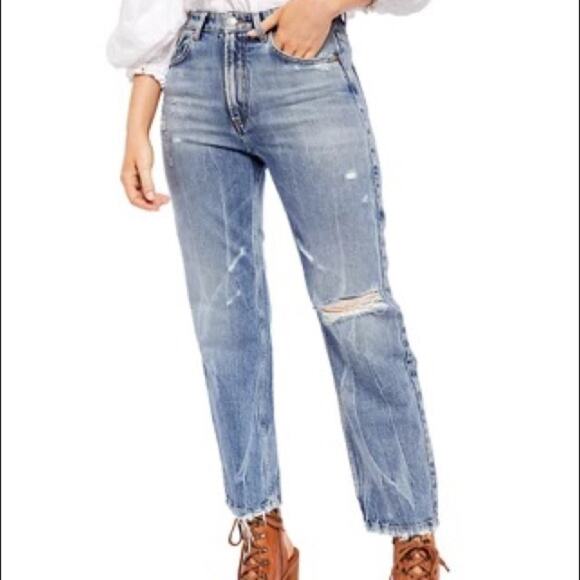 Free People Straight Leg Jean 31 - Picture 8 of 8